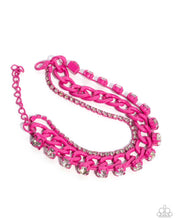 Load image into Gallery viewer, Colorful Canvas - Pink Bracelet