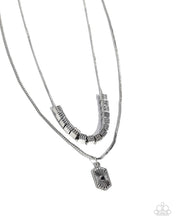 Load image into Gallery viewer, Layered Legato - Silver Necklace