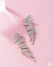 Load image into Gallery viewer, Scattered Surety - White Post Earrings