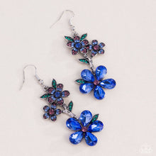 Load image into Gallery viewer, Breathtaking Bloom - Blue Earrings