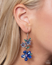 Load image into Gallery viewer, Breathtaking Bloom - Blue Earrings