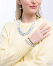 Load image into Gallery viewer, Trendy Trifecta - Blue Set of Bracelets