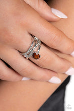 Load image into Gallery viewer, Alternating Allure - Brown Ring