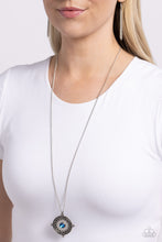 Load image into Gallery viewer, Compass Composure - Blue Necklace