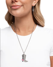 Load image into Gallery viewer, Blazing Boot - Pink Necklace