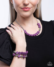 Load image into Gallery viewer, Malibu Moxie - Purple Set of Bracelets