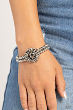 Load image into Gallery viewer, Sunflower Serenity - Black Bracelet