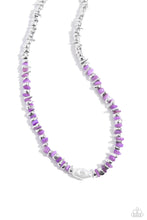 Load image into Gallery viewer, Seasonal Socialite - Purple Necklace