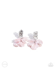 Load image into Gallery viewer, Stacked Sprigs - Pink Clip-On Earrings