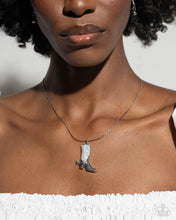 Load image into Gallery viewer, Cowboy Confidence - White Necklace