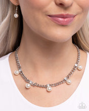 Load image into Gallery viewer, Pearl Pedestal - White Necklace