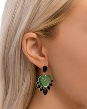 Load image into Gallery viewer, Resort Radiance - Green Post Earrings