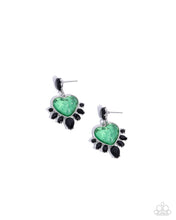 Load image into Gallery viewer, Resort Radiance - Green Post Earrings