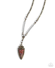Load image into Gallery viewer, Coarse Change - Red Necklace