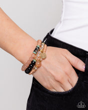 Load image into Gallery viewer, Sunset Sass - Black Set of Bracelets