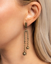 Load image into Gallery viewer, Authoritative Admiration - Brass Post Earrings