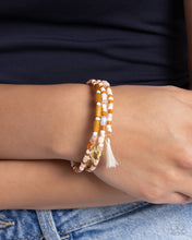 Load image into Gallery viewer, Colored Conversation - Orange Bracelet