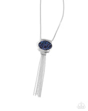 Load image into Gallery viewer, Chained Complication - Blue Necklace