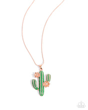 Load image into Gallery viewer, Carefree Cactus - Copper Necklace