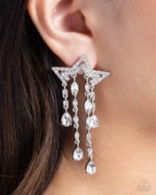 Load image into Gallery viewer, Stellar Scale - White Post Earrings