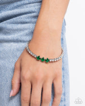 Load image into Gallery viewer, Pointed Production - Green Bracelet