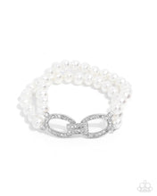 Load image into Gallery viewer, Fancy-Free Fanfare - White Bracelet