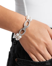 Load image into Gallery viewer, Fancy-Free Fanfare - White Bracelet