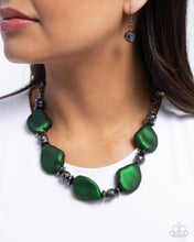 Load image into Gallery viewer, Refulgent Reformation - Green Gunmetal Necklace
