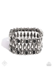 Load image into Gallery viewer, Festival Fencing - Black Bracelet
