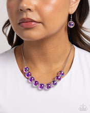 Load image into Gallery viewer, Iridescent Identity - Purple Necklace