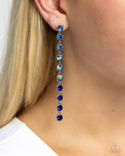 Load image into Gallery viewer, Opulent Ombré - Blue Post Earrings