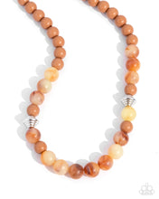 Load image into Gallery viewer, Showroom Swirl - Orange Necklace