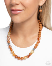 Load image into Gallery viewer, Showroom Swirl - Orange Necklace