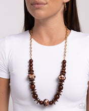 Load image into Gallery viewer, Cheetah Club - Brown Necklace