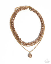 Load image into Gallery viewer, Baroque Bling - Brown Necklace