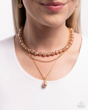 Load image into Gallery viewer, Baroque Bling - Brown Necklace