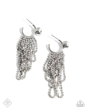 Load image into Gallery viewer, Ceaseless Chic - White Hoop Earrings