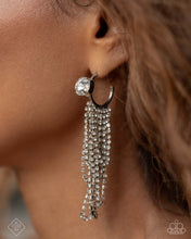 Load image into Gallery viewer, Ceaseless Chic - White Hoop Earrings