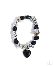 Load image into Gallery viewer, Adorably Asymmetrical - Black Bracelet