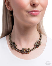 Load image into Gallery viewer, Fairy Florals - Brass Necklace