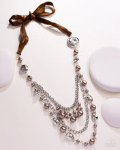 Load image into Gallery viewer, All The Trimmings - Brown Necklace