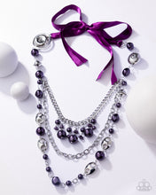 Load image into Gallery viewer, All The Trimmings - Purple Necklace