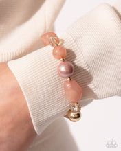 Load image into Gallery viewer, Beaded Backing - Brown Bracelet
