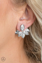 Load image into Gallery viewer, Fanciest Of Them All - White Double-Sided Post Earrings