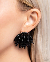 Load image into Gallery viewer, Sunset Shower - Black Post Earrings