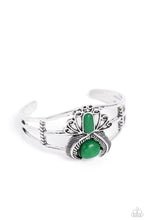 Load image into Gallery viewer, Peacock Plume - Green Bracelet