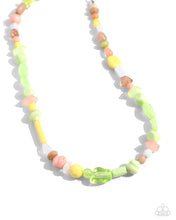 Load image into Gallery viewer, Colored Can-Can - Green Necklace