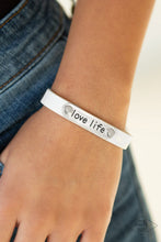 Load image into Gallery viewer, Love Life - White Bracelet