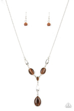 Load image into Gallery viewer, Ritzy Refinement - Brown Necklace