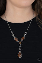 Load image into Gallery viewer, Ritzy Refinement - Brown Necklace